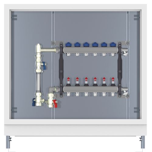 Roth-Verteilerstation-HK-2-edst-vormont-mit-WMZ-Set-senkrecht-mit-3-Kugelhaehnen-1115011532 gallery number 1